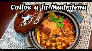 CALLOS A LA MADRILEñA  Recipe Unlocked [upl. by Lait394]