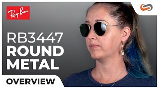 RayBan RB3447 Round Metal Overview  SportRx [upl. by Zerelda]