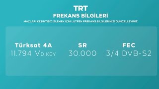 TRT Frekans Güncellemesi [upl. by Papp]