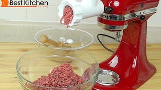 KitchenAid Food Grinder Attachment for Stand Mixers  Review [upl. by Laks]