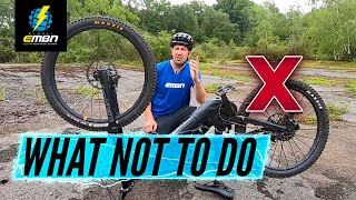 14 Things You Should Never Do On Your E Bike  EMTB Mistakes [upl. by Brag]