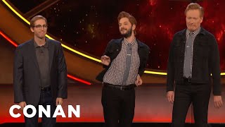 Ben Schwartz amp Thomas Middleditch Cosplay As Conan amp Andy  CONAN on TBS [upl. by Iams]