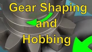 Gear Shaping and Hobbing [upl. by Ynatirb]