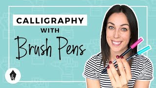 Beginners Guide To Using Brush Pens for Modern Calligraphy [upl. by Ahsauqram]