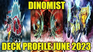 DINOMIST DECK PROFILE JUNE 2023 YUGIOH [upl. by Kantor]