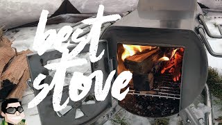 Best Wood Stove for Winter Camping by GStove [upl. by Stock]