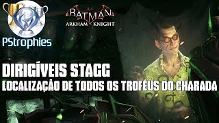 Batman™ Arkham Knight  Dirigíveis Stagg  Todos os troféus do Charada [upl. by Feucht]