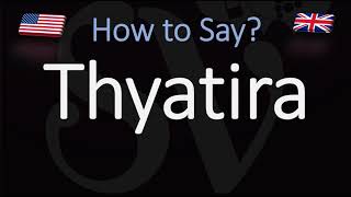 How to Pronounce Thyatira CORRECTLY [upl. by Otrebide]