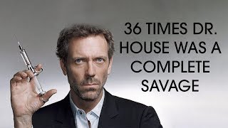 36 times Dr House was a complete savage [upl. by Jemina]