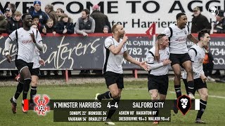 Kidderminster Harriers 44 Salford City  National League North 2403 [upl. by Tammi533]