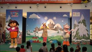 Nickjr A present for Santa by Dora the explorer at City Square Mall [upl. by Ayela199]