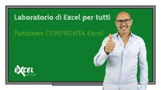 Esercizi Excel  Funzione CONFRONTA Excel [upl. by Dworman]