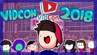 VIDCON 2018 Animation  vlog ft My face [upl. by Stavros100]