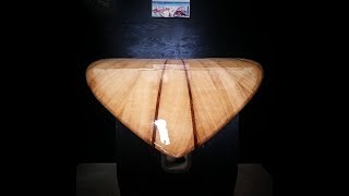 Wooden surfboard Build [upl. by Leeanne]