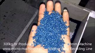 Plastic Granules Making Machine GRANULEX 100D [upl. by Niwrehs577]