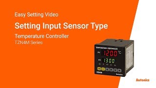 Autonics Tutorial  Setting Input Sensor TypeTZN Series [upl. by Amleht]