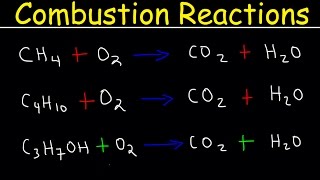 Balancing Combustion Reactions [upl. by Eseer]