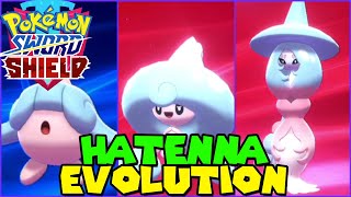 Evolving HATENNA to HATTERENE in Pokemon Sword amp Shield [upl. by Aiak979]