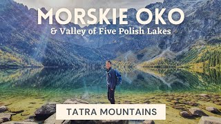 Morskie Oko  Tatra Mountains  Hiking the most famous trail in Poland [upl. by Ecyaj]