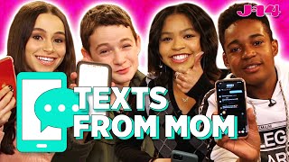 Ravens Home Cast Reads Texts From Mom [upl. by Nugesulo]