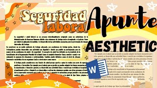 Apuntes Bonitos en Word Aesthetic Fernanda🌺 [upl. by Kinimod]