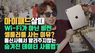 내가 아이패드살때 무적권 WiFi가 아닌 셀룰러를 사는 이유 통신사의 숨겨진 데이터 사용법 [upl. by Arretal347]