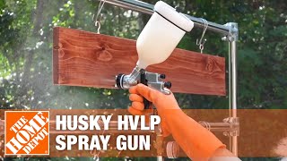 HVLP Paint Spray Gun  The Home Depot [upl. by Kape]