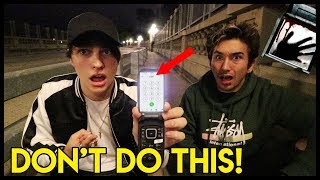 CALLING TERRIFYING PHONE NUMBERS FINAL haunted bridge  Colby Brock [upl. by Anivram807]