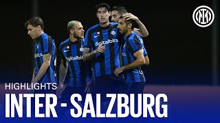 INTER 40 SALISBURGO  HIGHLIGHTS ⚫🔵🇮🇹 [upl. by Nimzay]