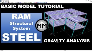 RAM Structural System Steel Tutorial [upl. by Cacia]