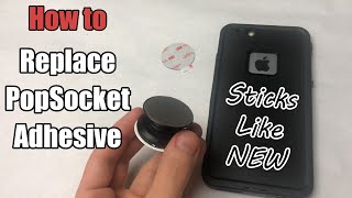 How to Replace PopSocket Adhesive Sticky Part [upl. by Rothmuller]