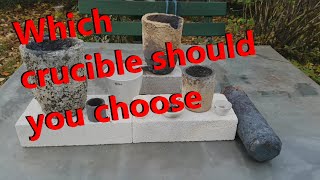 Which CRUCIBLE should you use for melting Metal [upl. by Socher]