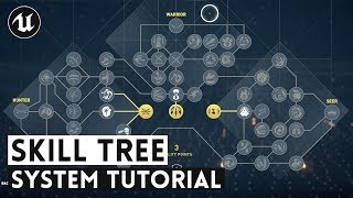 How To Create a Skill Tree System  UE4 Tutorial [upl. by Rosenberger346]