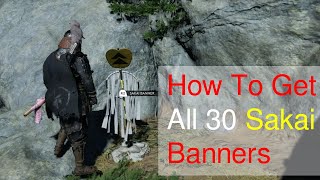 Ghost Of Tsushima Iki Island  How To Get All 30 Sakai Banners amp Locations [upl. by Mossman]