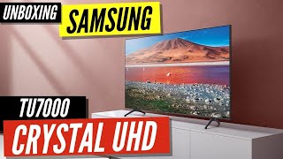 Samsung TU7000 Series Unboxing amp Setup [upl. by Animsay]