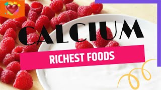 10 Calcium Rich Foods That Will SURPRISE You [upl. by Odnavres654]