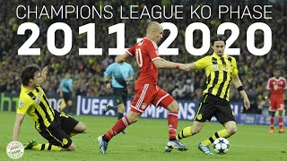 ALL GOALS amp GAMES from the Champions League Knockout Phase 20112020 [upl. by Eignat]