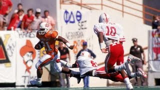 Classic Tailback  Barry Sanders Oklahoma St Highlights [upl. by Llirpa247]