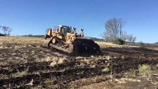 D11 Bulldozer Pushing Dirt [upl. by Kotto]