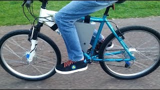 DIY Electric E Bike From Scrap Hoverboard Build Tutorial [upl. by Haon]