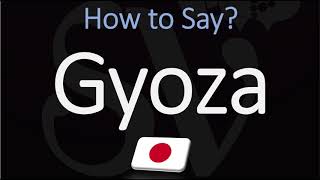 How to Pronounce Gyoza CORRECTLY [upl. by Enitsuga357]