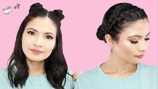 Peinados Fáciles y Rápidos Para Cabello Corto 🦄 Bessy Dressy [upl. by Drofxer958]