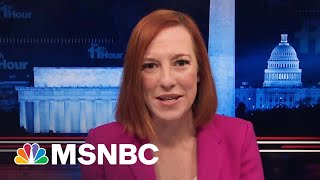 Jen Psaki Defends Filibuster Strategy [upl. by Ahsietal921]