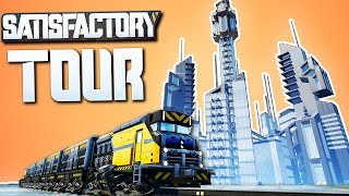 100 MAXED OUT FACTORY  Satisfactory Mega Base Tour [upl. by Swec]