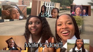 MATRICULATION VLOG🚨💥🤎 [upl. by Yessydo]