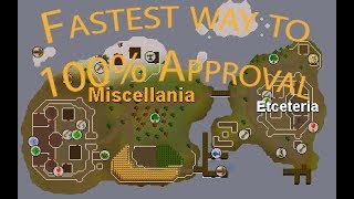 How to gain fastest Approval on Miscellania  OSRS [upl. by Demott920]