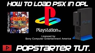 How To Load Popstarter PSX Games With OPL PS2 Tutorial 2016 [upl. by Evets]