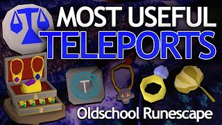 Most Useful Teleports in OSRS [upl. by Ludeman]