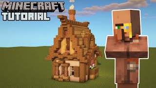 Minecraft  Cartographers House Tutorial Villager Houses [upl. by Bartram994]