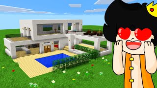 MINECRAFT 🏡 COMO HACER UNA CASA MODERNA [upl. by Nahaj]